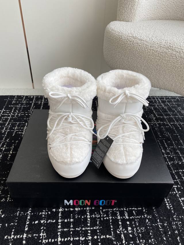 代购级短靴 高靴 Moon Boot 24Ss 秋冬最新款雪地靴系列 丑萌雪地短靴 忘了ugg吧，时髦人都在穿moon Boot雪地靴 如果你难以接受ugg的复